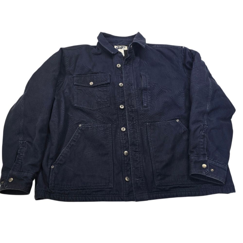 Duluth Trading Co. Superior Firehose 3M Thinsulate Insulated Jacket XL NAVY BLUE